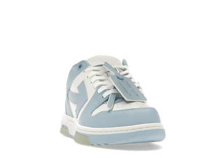 OFF-WHITE OOO Low Out Of Office Calf Leather White Light Blue