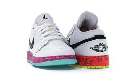 Jordan 1 Low Multi-Color Midsoles White (GS)