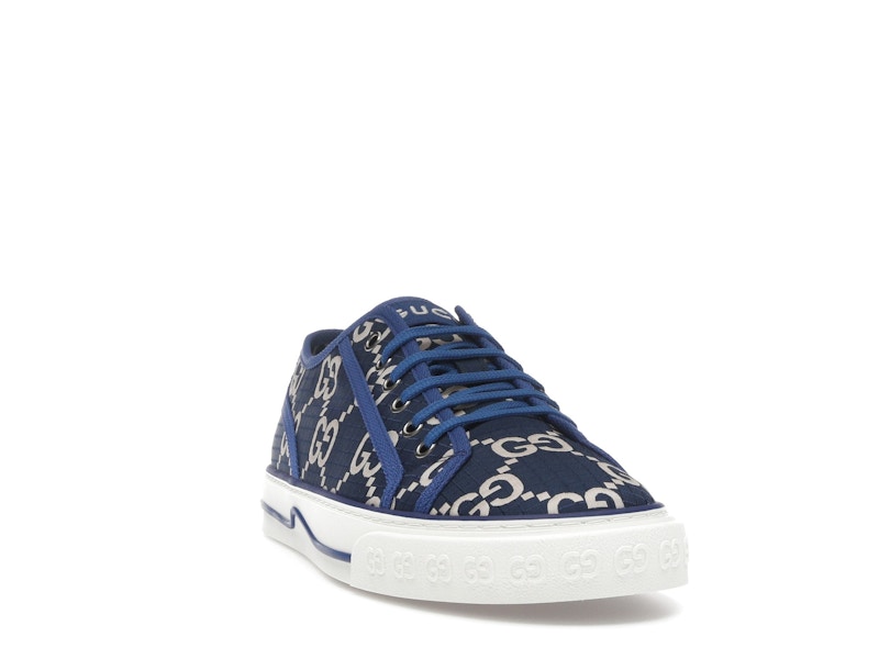 Gucci Tennis 1977 Low GG Monogram Blue
