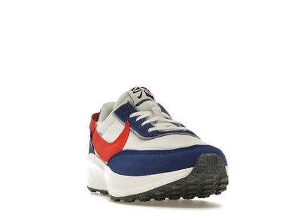 Nike Waffle Debut Swoosh Habanero Red Old Royal