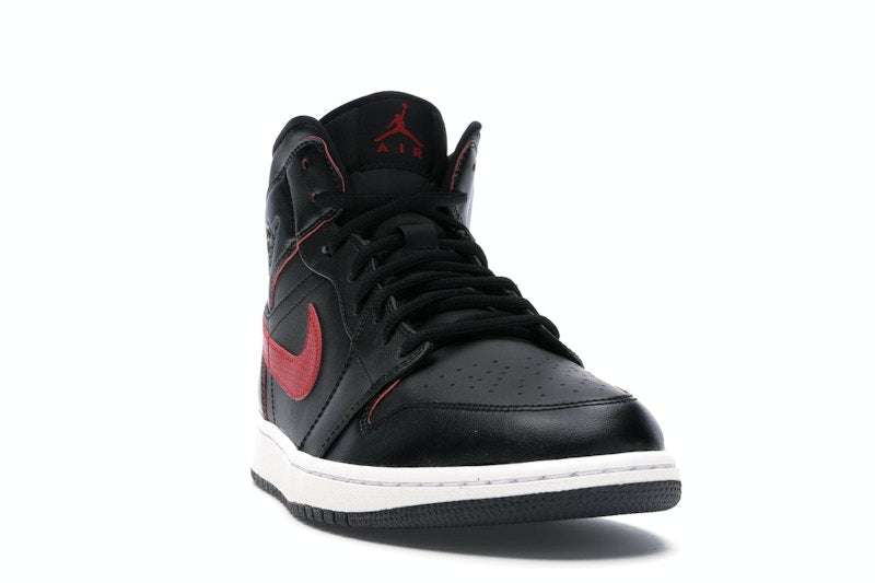 Jordan 1 Retro Mid Black Team Red