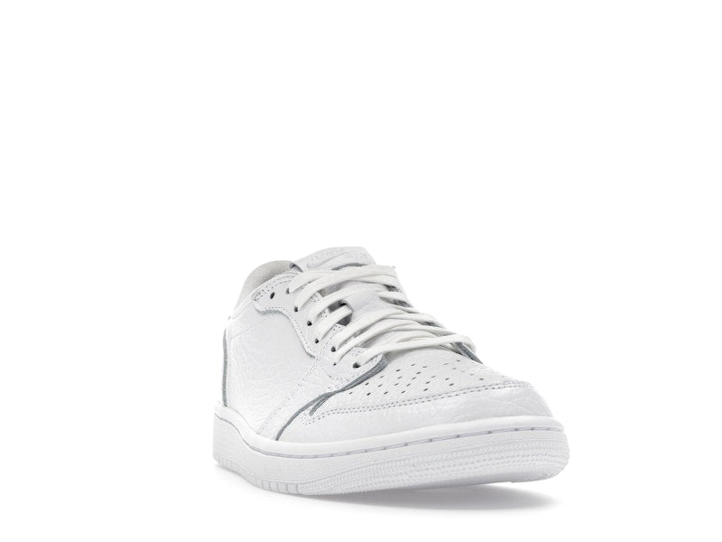 Jordan 1 Retro Low Swooshless Triple White (2025)