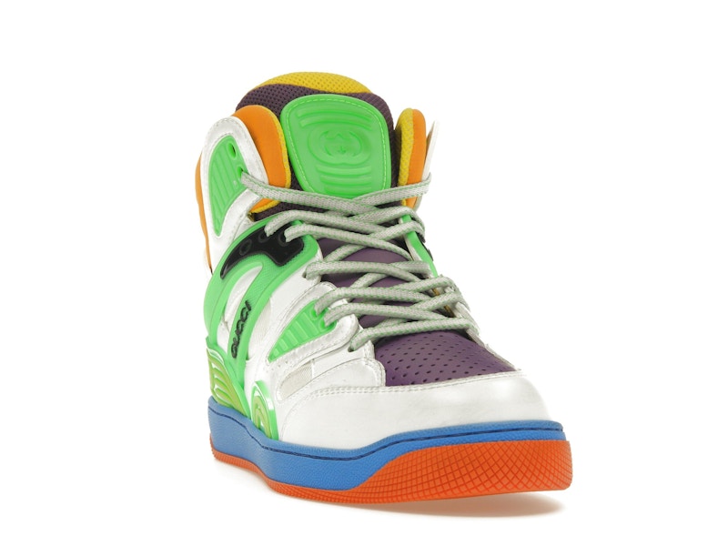 Gucci Basket White Demetra Green Purple Orange Blue