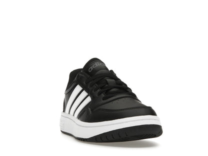 adidas Hoops 3.0 Low Black White Stripes