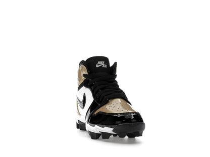 Jordan 1 Mid Cleat Patent Gold Toe (GS)