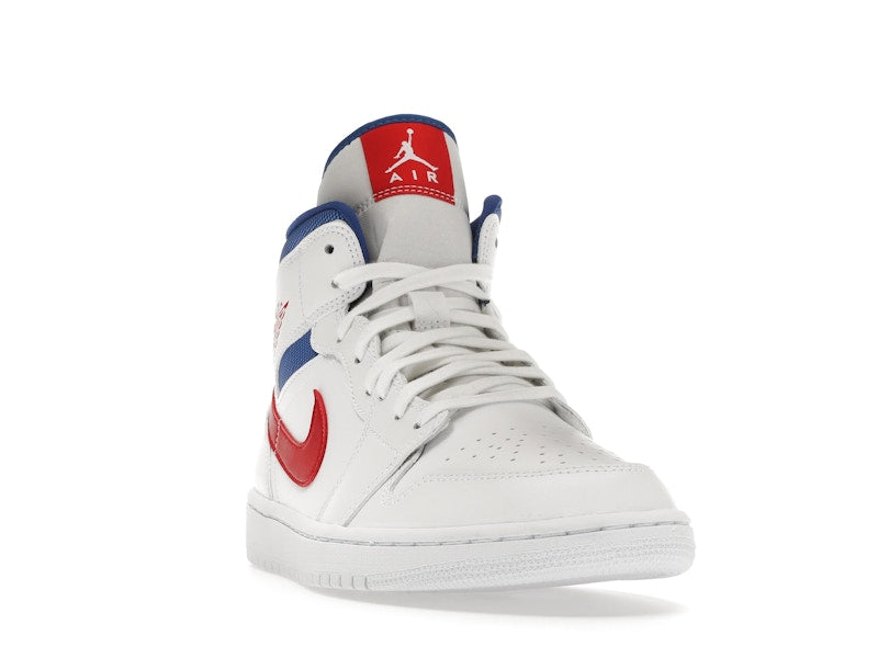 Jordan 1 Mid White Red Royal (Women's)