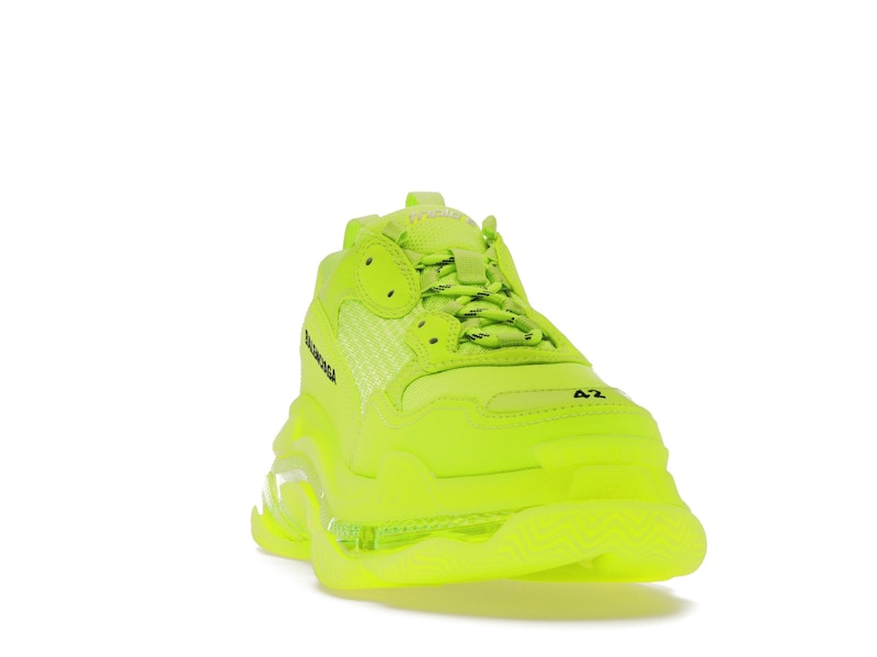 Balenciaga Triple S Clear Sole Fluo Yellow