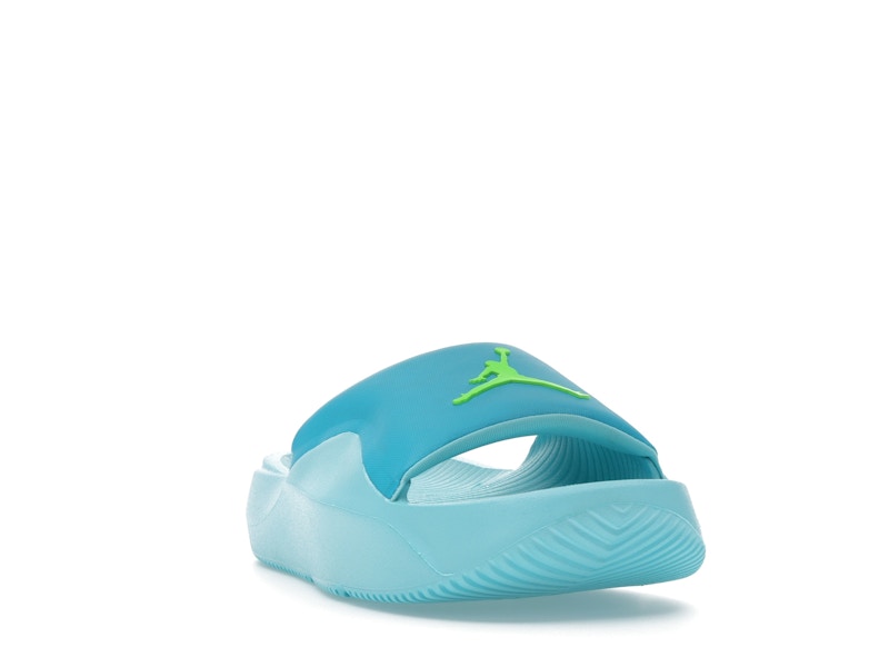 Jordan Franchise Slide Chlorine Blue Copa Electric Green