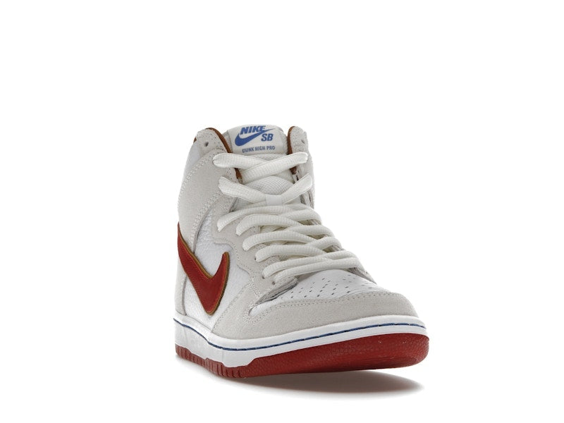 Nike SB Dunk High Sail Bright Crimson