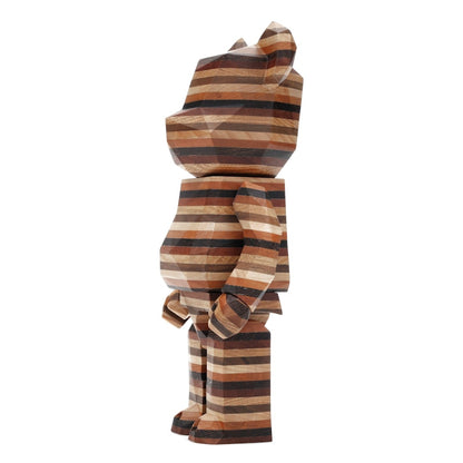 Bearbrick Karimoku Fragment Polygon-Horizon 400% Wood