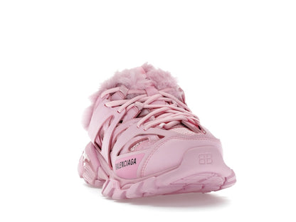 Balenciaga Track Mule Pink Faux Fur (Women's)