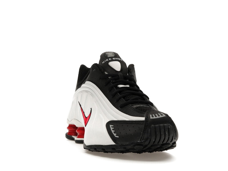 Nike Shox R4 Platinum Tint University Red Black