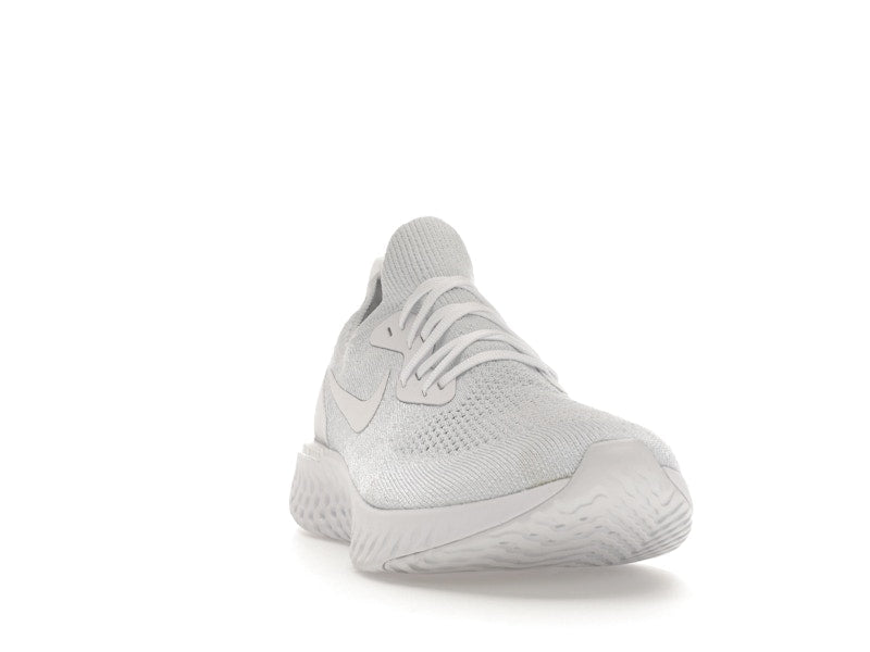Nike Epic React Flyknit True White