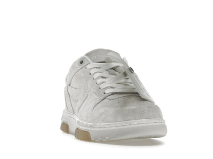 OFF-WHITE Out Of Office OOO Low Tops Vintage Suede Destressed White