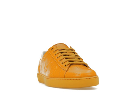 Gucci Ace GG Embossed Yellow