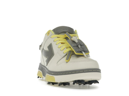 OFF-WHITE Out Of Office OOO Low Tops Golf Paris Hilinski Gray Yellow