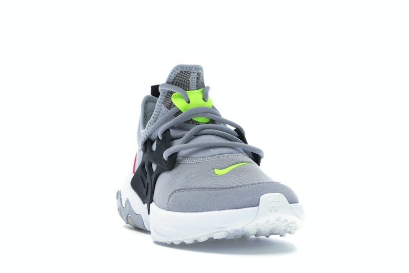 Nike React Presto Wolf Grey Black Rush Pink Volt (GS)