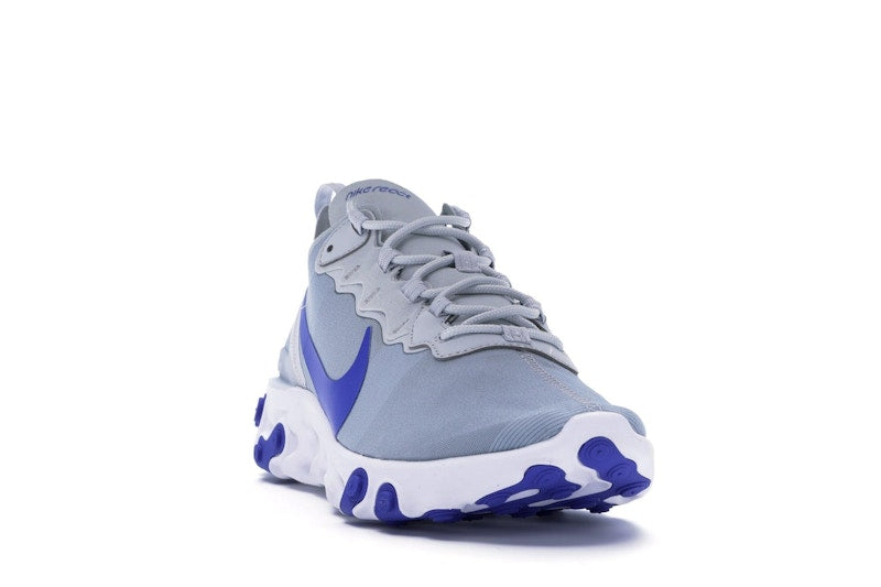 Nike React Element 55 Pure Platinum Racer Blue