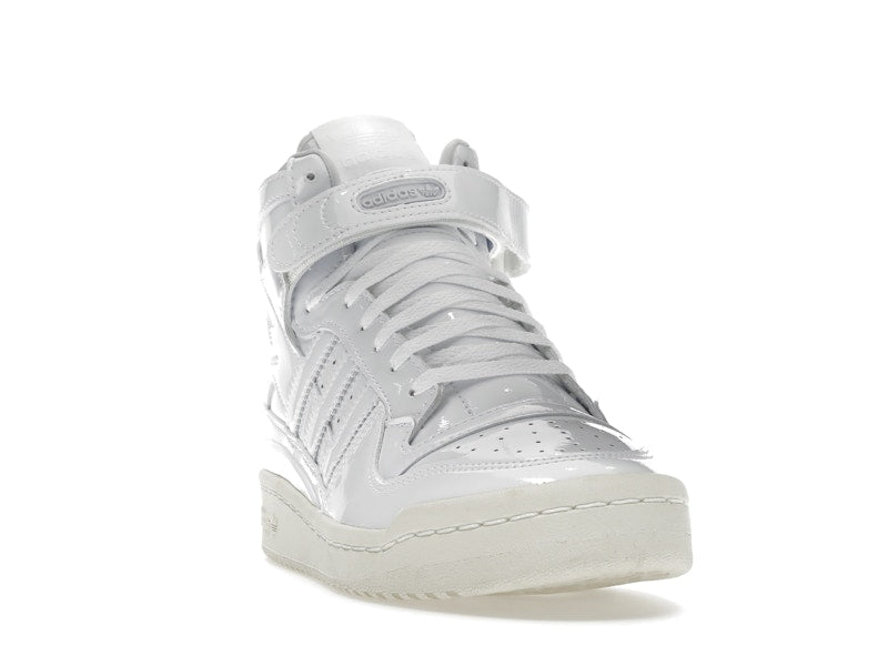 adidas Forum Mid Triple White Patent Leather (Women's)