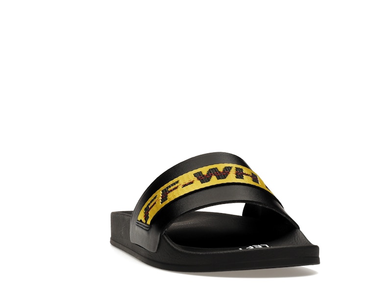 OFF-WHITE Industrial Belt Slides Black Yellow