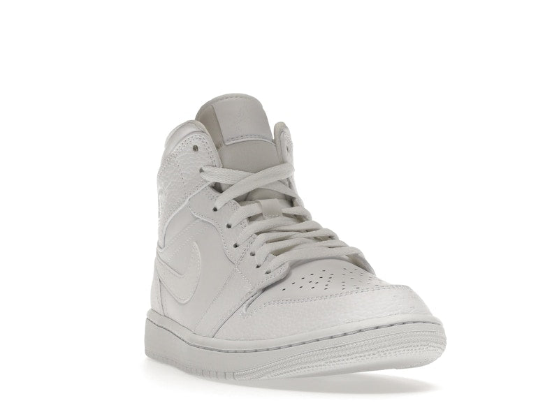 Jordan 1 Mid Triple White 2.0 (2020)