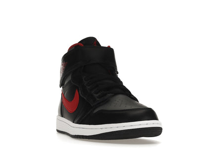 Jordan 1 High FlyEase Black Gym Red Smoke Grey
