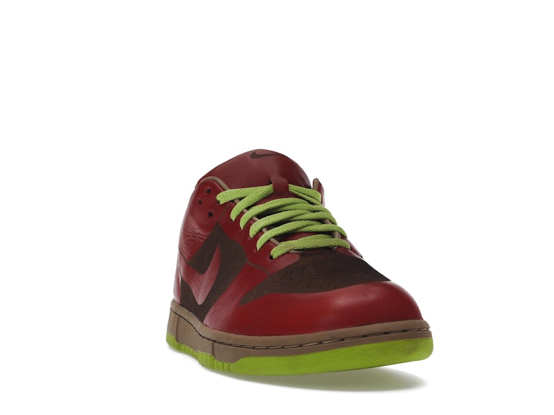 Nike Dunk Low 1-Piece Laser Varsity Red Chartreuse