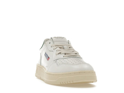 Autry Medalist Leather Low White Green