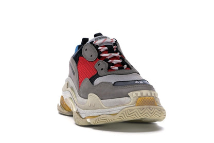 Balenciaga Triple S Grey Red Blue (2018 Reissue)