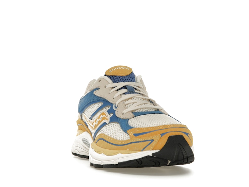 Saucony ProGrid Omni 9 Premium Cream Yellow Royal Blue