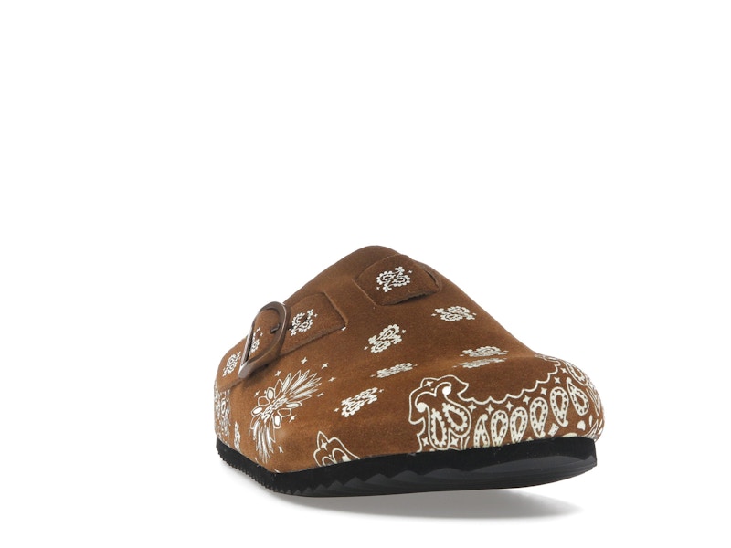 Bravest Studios Suede Paisley Clogs Hazel