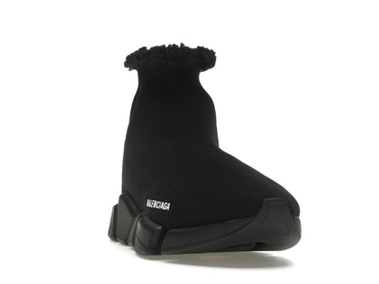 Balenciaga Speed 2.0 Recycled Fake Fur Black (Women's)