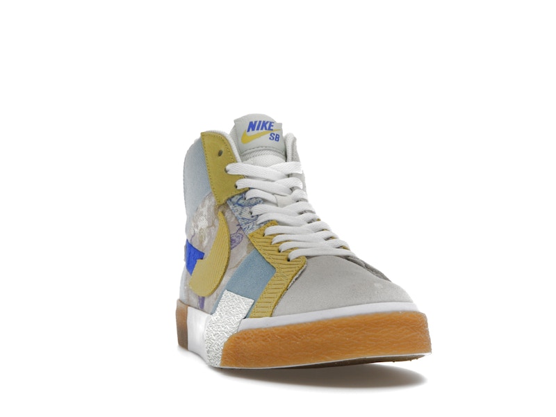 Nike SB Zoom Blazer Mid Premium Floral Paisley Boarder Blue