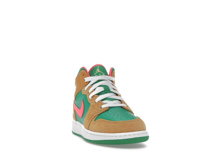 Jordan 1 Mid SE Chutney Lucky Green (GS)