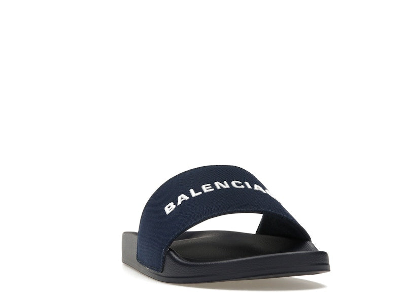 Balenciaga Pool Slide Navy