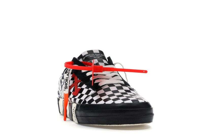 OFF-WHITE Vulc Low Checkered Black White