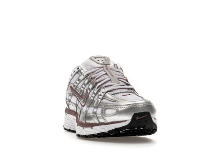 Nike P-6000 White Metallic Silver Tattoo (Women's)