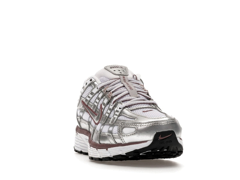 Nike P-6000 White Metallic Silver Tattoo (Women's)