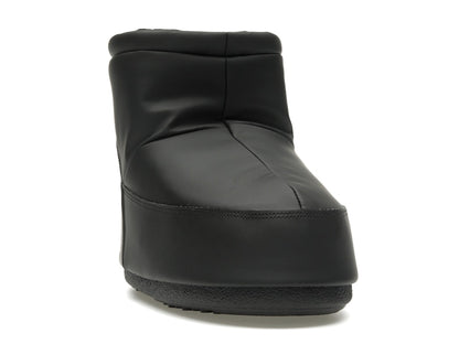 Moon Boot No Lace Rubber Boot Black