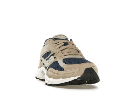 Saucony ProGrid Omni 9 Premium Beige Navy Blue