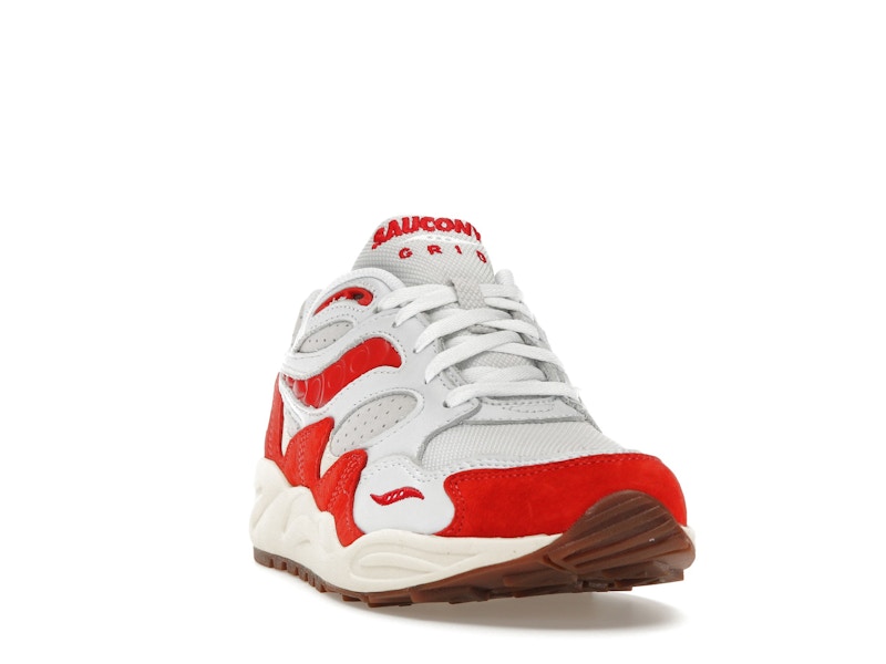 Saucony Grid Shadow 2 Ivy Prep White Red