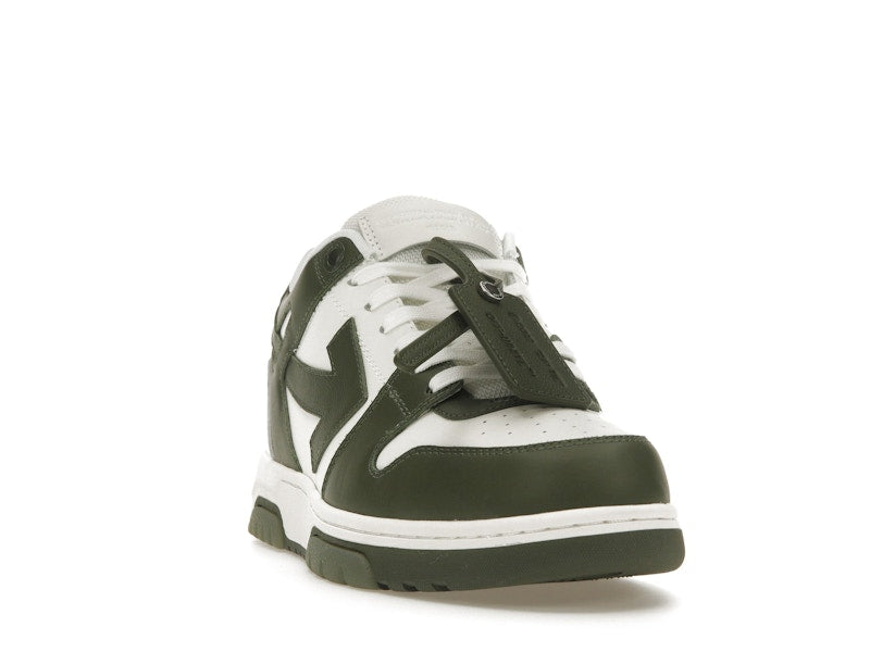OFF-WHITE Out Of Office OOO Low Tops White Khaki