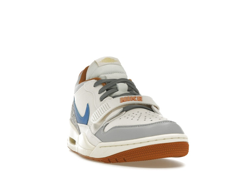 Jordan Legacy 312 Low Phantom Amber Brown Star Blue