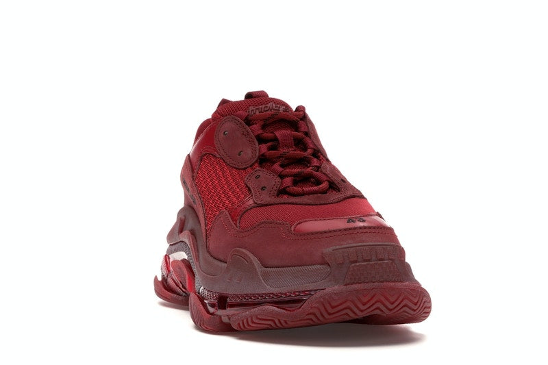 Balenciaga Triple S Burgundy Red