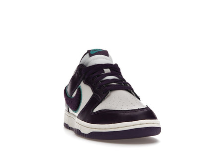 Nike Dunk Low Chenille Swoosh Sail Grand Purple