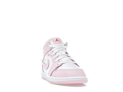 Jordan 1 Mid Pink Foam Fire Red White (PS)