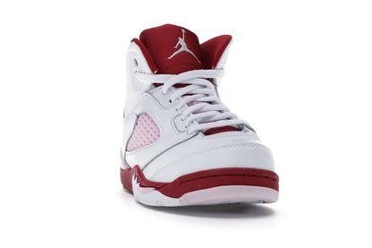 Jordan 5 Retro White Pink Red (PS)