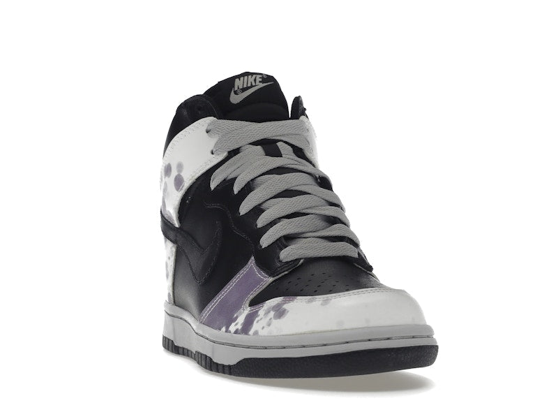 Nike Dunk High Splatter Black White Purple (Women's)