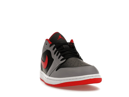 Jordan 1 Low Black Light Smoke Grey Gym Red