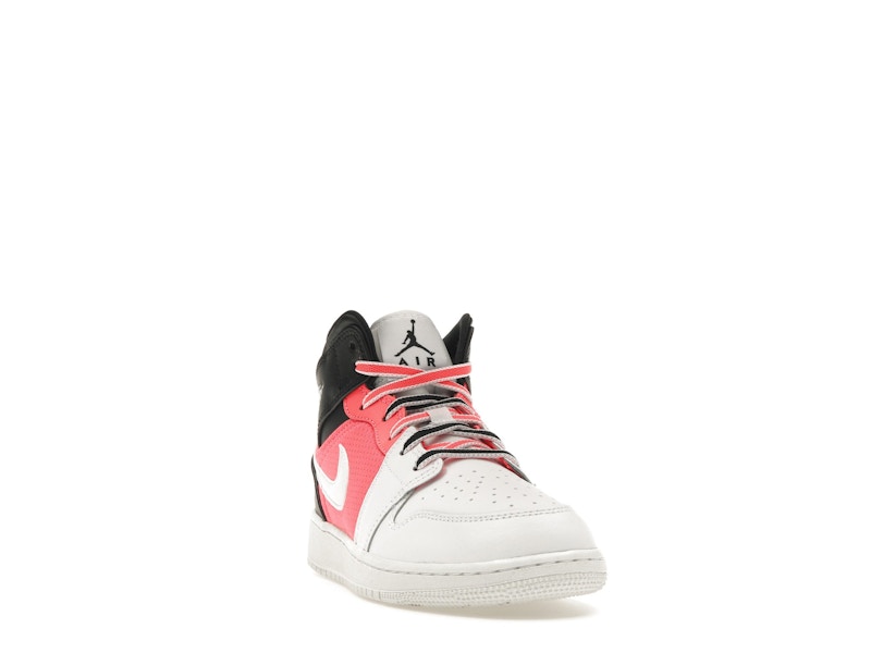 Jordan 1 Mid SE White Black Infrared (GS)